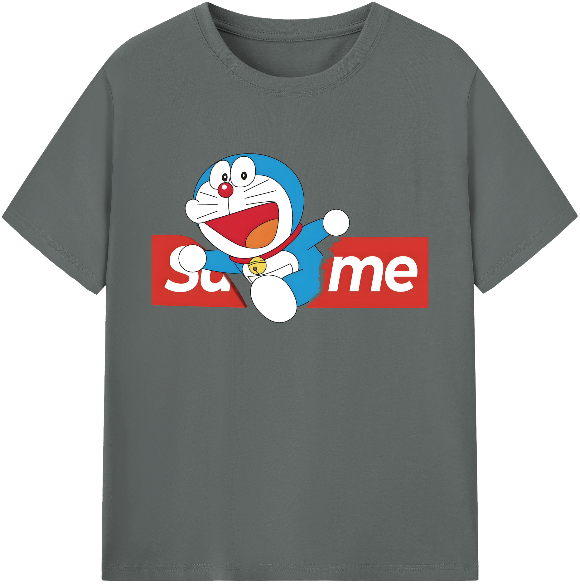 （画像用） ドラえもん Doraemon 綿100％ メンズ半袖Tシャツ｜肌触りやわらか＆通気性
